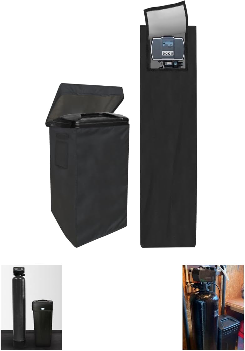 CHENGNAN Cubierta para suavizante de agua al aire libre, cubierta del tanque de filtro (14.9 pulgadas de profundidad x 64 pulgadas de alto) +