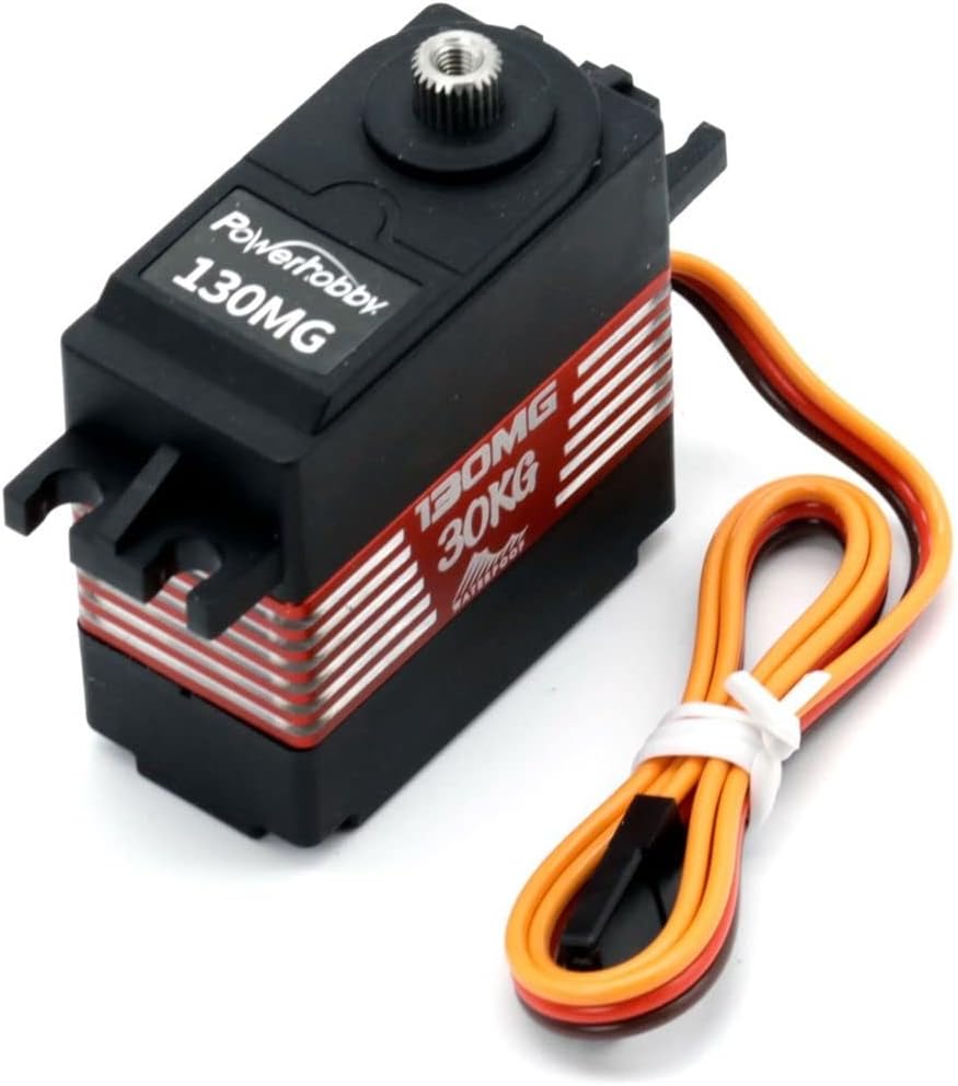 Powerhobby 130 MG 110 66.1lbs Engranaje de metal de alta velocidad impermeable HV Servo