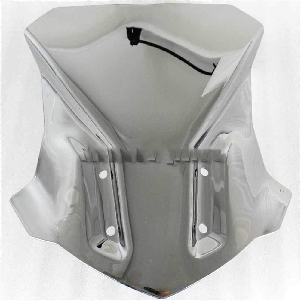 Parabrisas de motocicleta compatible con BMW G310GS G 310 GS Touring parabrisas de motocicleta, alerón de vidrio negro iridio (color iridio claro)