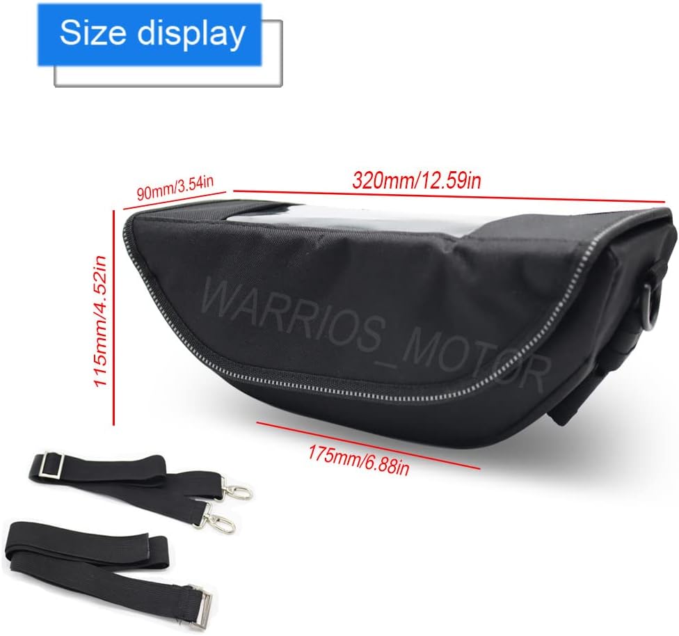 WWB Para V-strom 250 V-Strom 1000 V-Strom 650 V strom accesorio de la motocicleta impermeable y a prueba de polvo manillar bolsa de almacenamiento