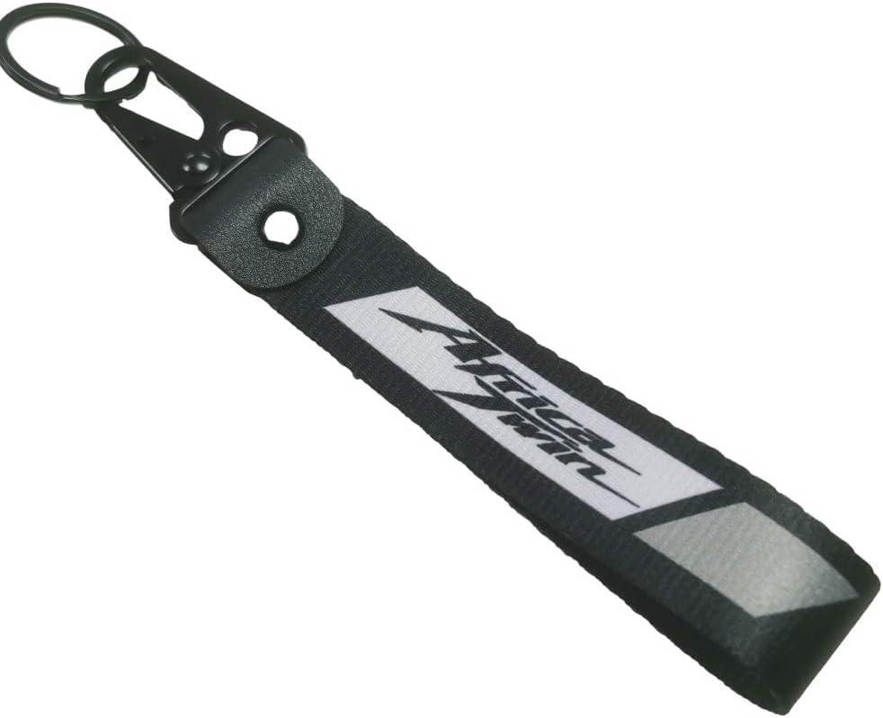 Llavero de metal para motocicleta con sello logotipo cuerda de nailon compatible con Honda CRF1000L CRF 1100 1000 Sports Adventure Africa Twin,