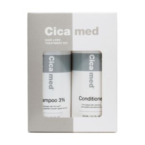 Tratamiento de pérdida de cabello, champú 3% Procapil y acondicionador Set, Cicamed Organic Science Tratamiento de pérdida de cabello, champú 3% Procapil y acondicionador Set, Cicamed Organic Science