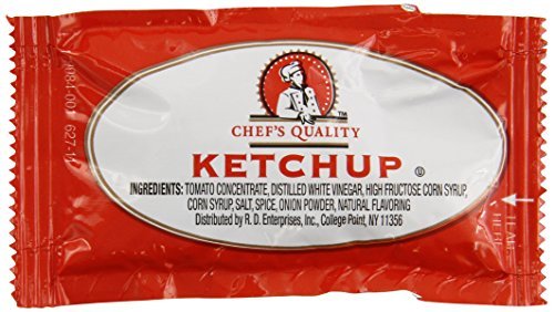 Chef’s Quality Ketchup de tomate, 1000 unidades por Chef’s Quality