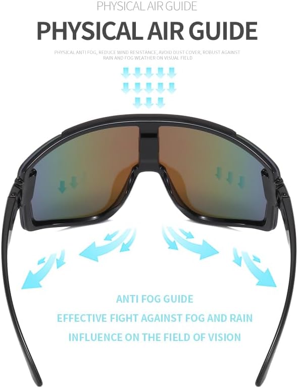 Swanoble UV400 2 – Lentes de sol deportivos para niños y niñas, para ciclismo, tenis, jóvenes, béisbol, para edades de 6 a 15 años