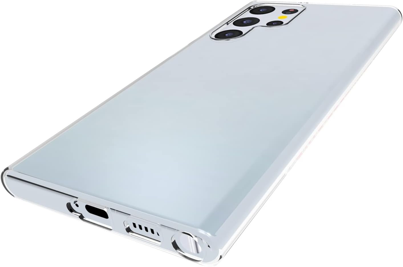 Funda transparente para Galaxy S22 Ultra 5G, delgada, de silicona suave, flexible, a prueba de golpes, antiarañazos, funda protectora para Samsung