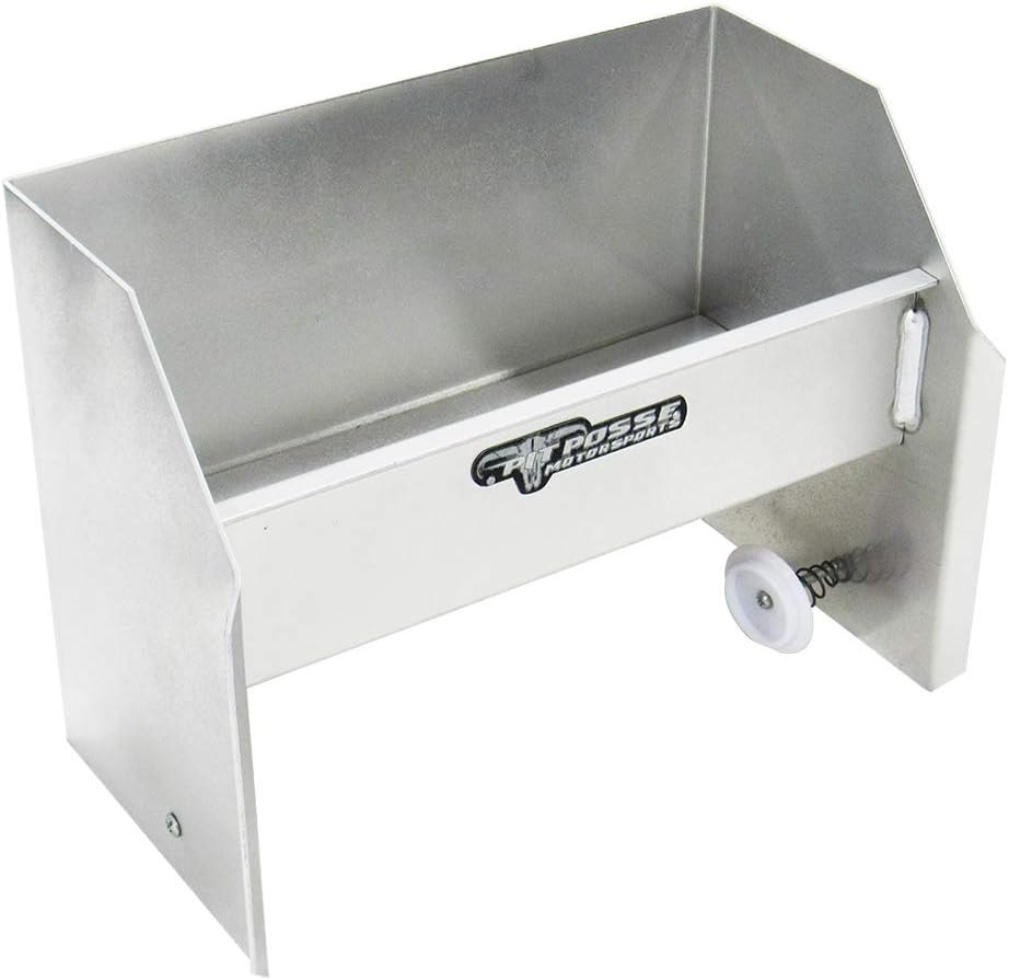 Organizador de almacenamiento de aluminio cerrado de estación de limpieza manual para garage, tienda, remolque Pit Posse 454