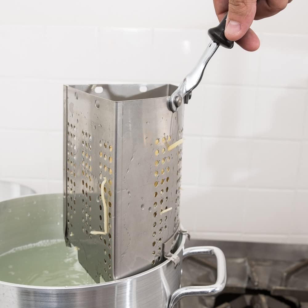 Soro Essentials Inserto de cocina de pasta de acero inoxidable de 3 cuartos – Colador de pasta para colador de olla para caldo, colador de fideos,