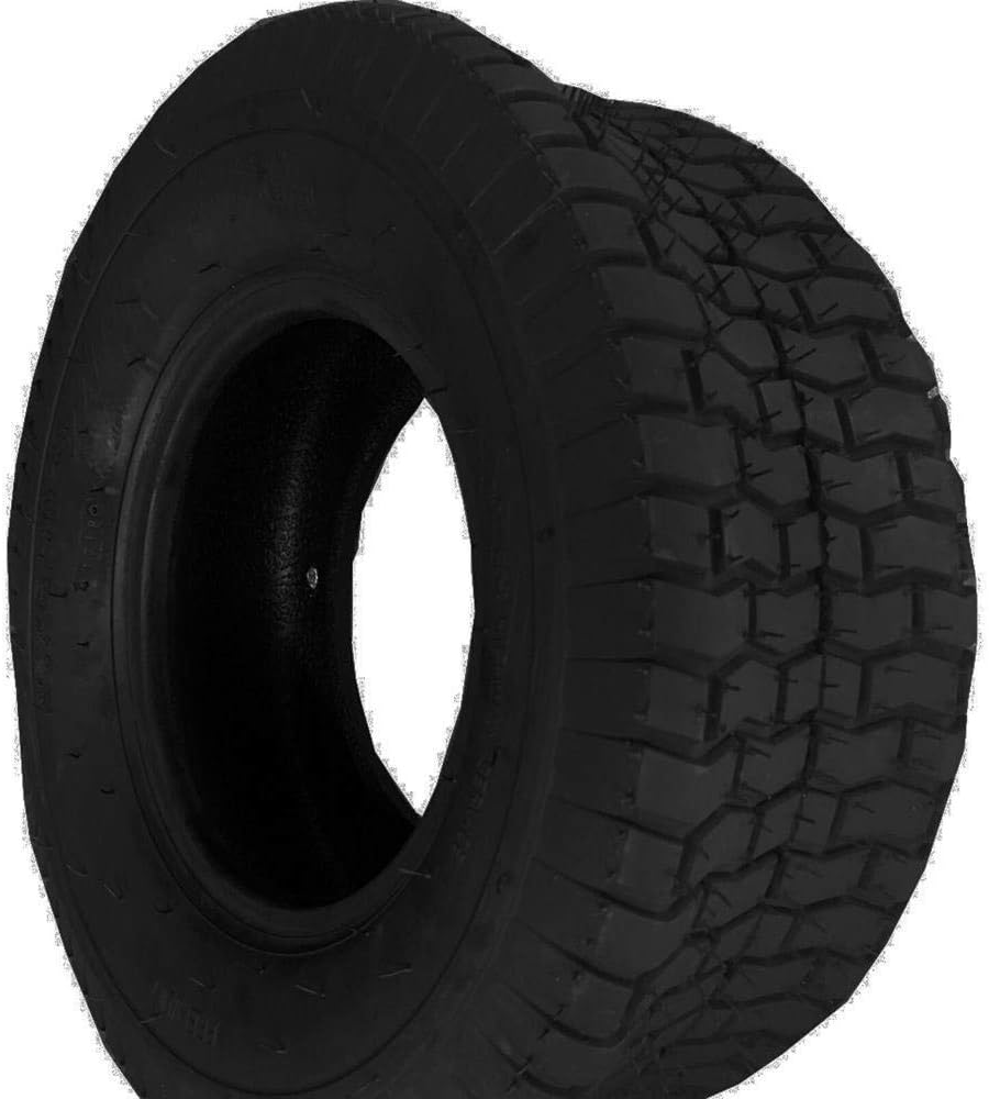 Juego de 2 neumáticos de tractor para cortacésped de 13×5.00-6 4PR 13x5x6 para carrito de golf de jardín, sin cámara