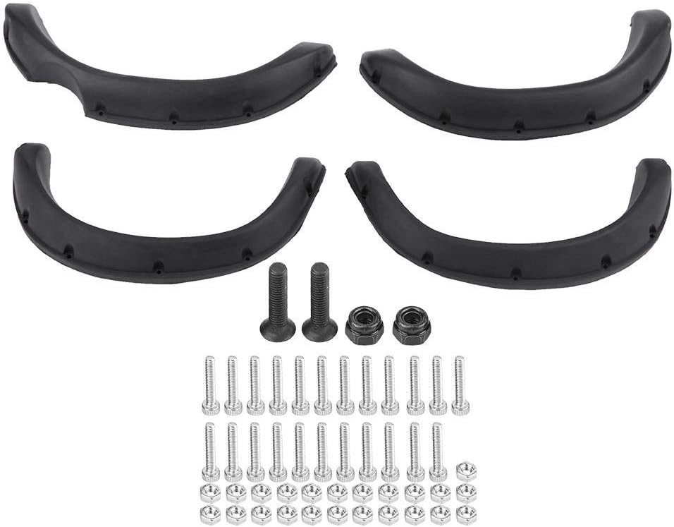 Llamarada de la defensa del coche de RC, ruedas de goma para cejas, guardabarros compatibles con TF2 escala 110 control remoto oruga