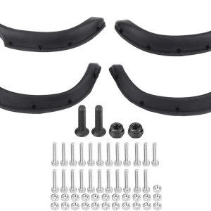 Llamarada de la defensa del coche de RC, ruedas de goma para cejas, guardabarros compatibles con TF2 escala 110 control remoto oruga Llamarada de la defensa del coche de RC, ruedas de goma para cejas, guardabarros compatibles con TF2 escala 110 control remoto oruga