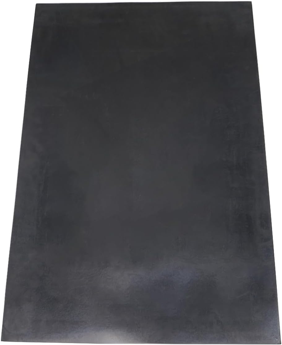Aletas de barro de 36 x 24 pulgadas, color negro, para semirremolque y remolque, goma resistente, 1 par