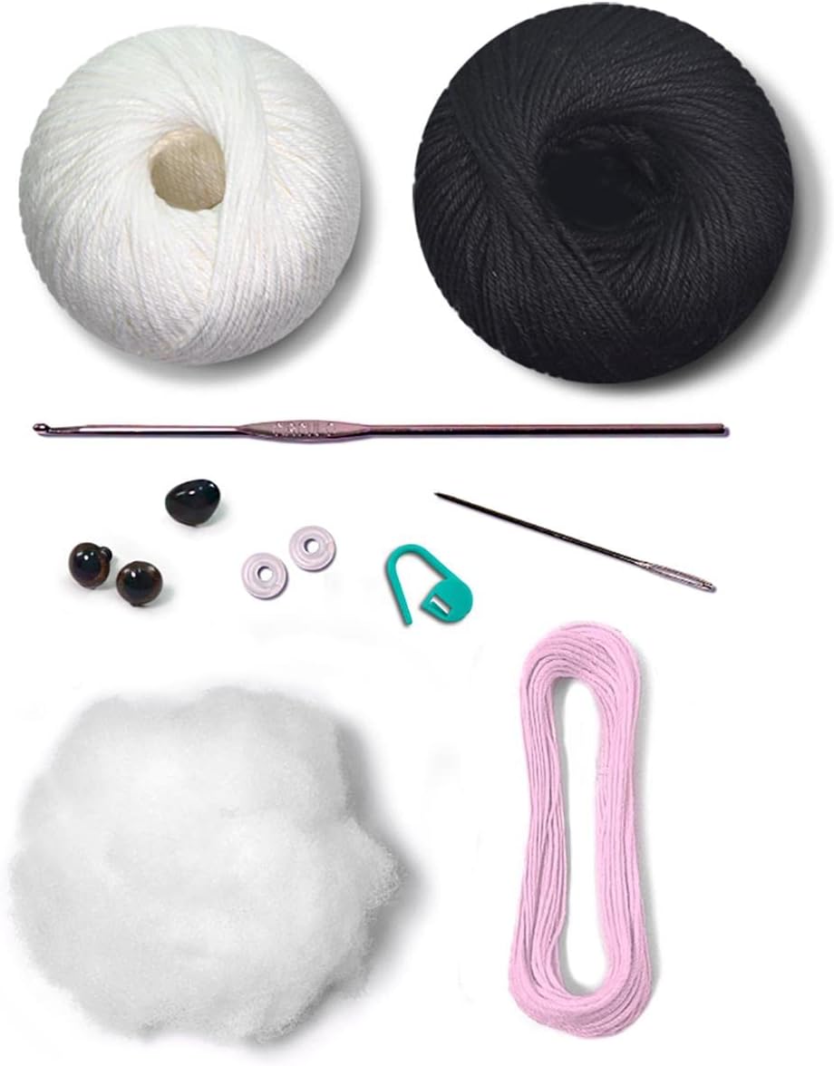 CIRCULO Círculo Amigurumi – Kit de ganchillo – Gatos y perros – Todo incluido, instrucciones fáciles – Intermedio – Juego de ganchillo – Kit de