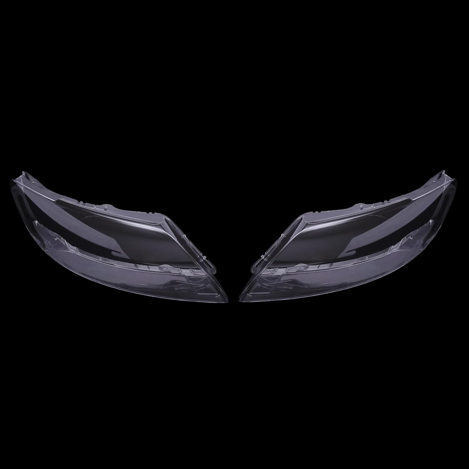 CNCEST Par de fundas de lente para faros delanteros, izquierdo y derecho, repuesto de pantalla para faros delanteros, compatibles con Audi Q7