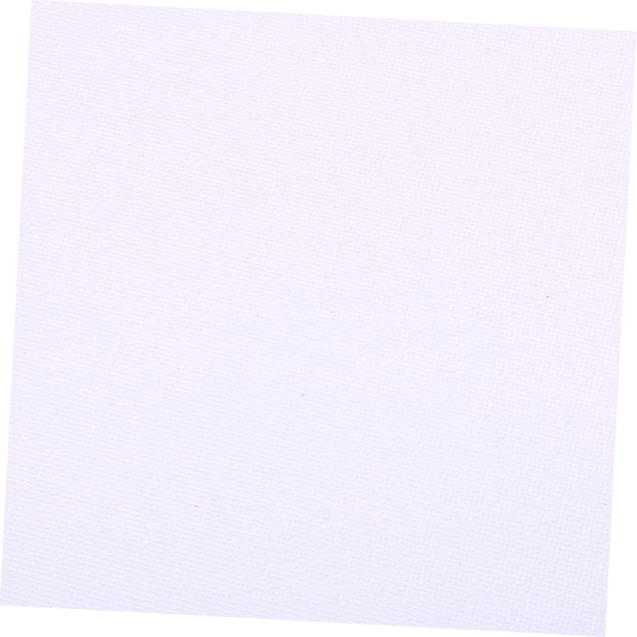 COHEALI 6 piezas de lienzo de pintura para lienzo, lienzos, marcos blancos para lienzo, discos redondos de madera, tablero de pintura al óleo, panel