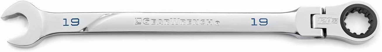 GEARWRENCH 120XP Universal Spline XL Flex Head Llave combinada de trinquete, 0.709 in – 86218
