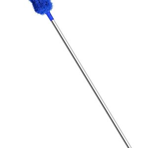 AOKID Cepillo de limpieza, cepillo de limpieza de canalones, cepillo de limpieza de canalones, herramienta de limpieza de techos con poste de AOKID Cepillo de limpieza, cepillo de limpieza de canalones, cepillo de limpieza de canalones, herramienta de limpieza de techos con poste de