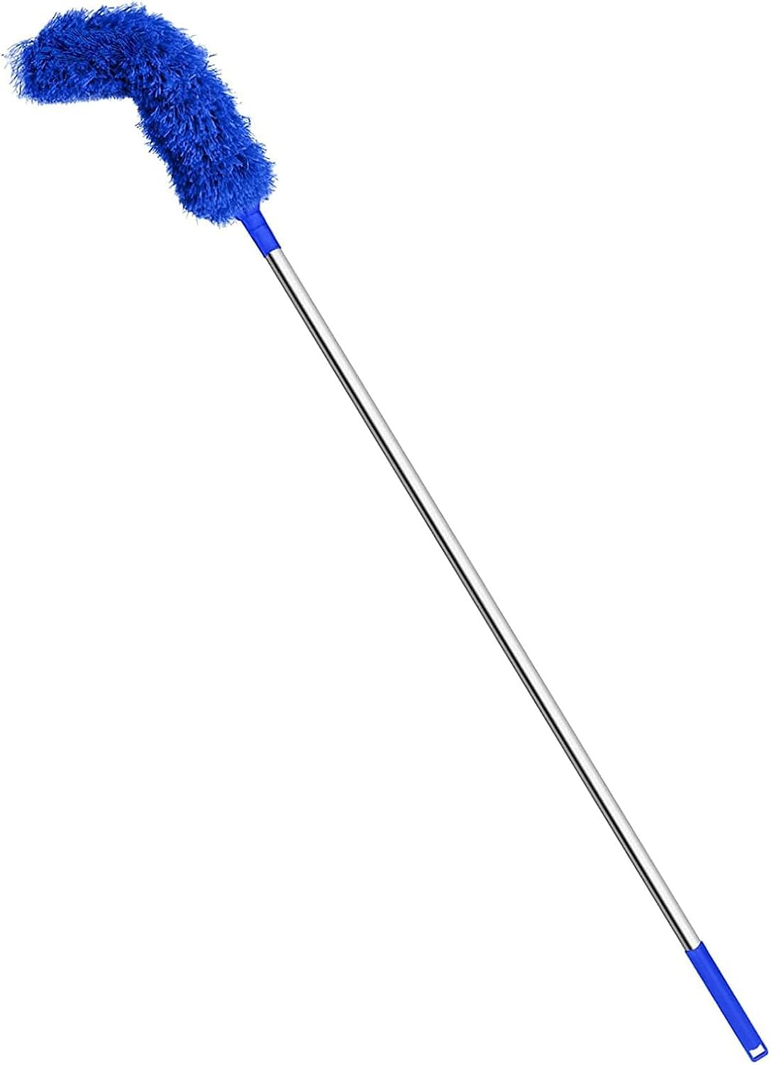 AOKID Cepillo de limpieza, cepillo de limpieza de canalones, cepillo de limpieza de canalones, herramienta de limpieza de techos con poste de