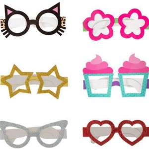 Show-Offs Gafas de papel para accesorios de fotos, recompensa, premio, recuerdo de fiesta, 12 pares Show-Offs Gafas de papel para accesorios de fotos, recompensa, premio, recuerdo de fiesta, 12 pares