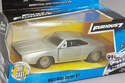 Jada Toys 132 WildSpeed SkyMission Rápido y Furioso 7 1968 Dodge Charger R  T- Bare Metal