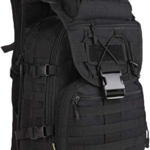 UNISTRENGH 40L táctico militar Molle mochila agua y abrasión resistente al aire libre caza trekking bolsa, Negro -, Mochilas Daypack UNISTRENGH 40L táctico militar Molle mochila agua y abrasión resistente al aire libre caza trekking bolsa, Negro -, Mochilas Daypack