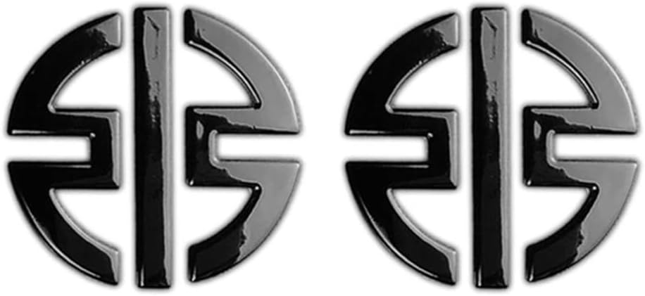 4 calcomanías de logotipo de motocicleta 3D para Kawasaki Ninja H2R Z125 Z250 Z300 Z400 Z650 Z800900 Z1000 (color negro)