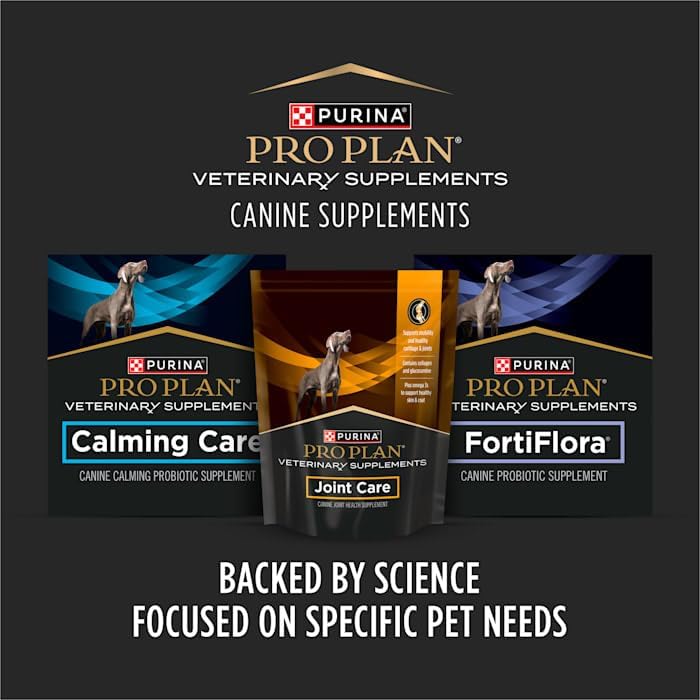 Purina Pro Plan Veterinary Diets Joint Health Mobility – Suplemento para articulaciones caninas de razas pequeñas para perros, 2.65 onzas, 30