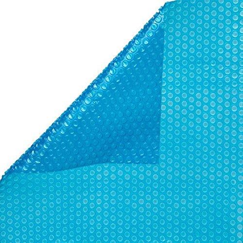 In The Swim Cubierta solar redonda azul estándar de 16 pies para piscinas sobre el suelo y piscinas enterradas de calefacción solar