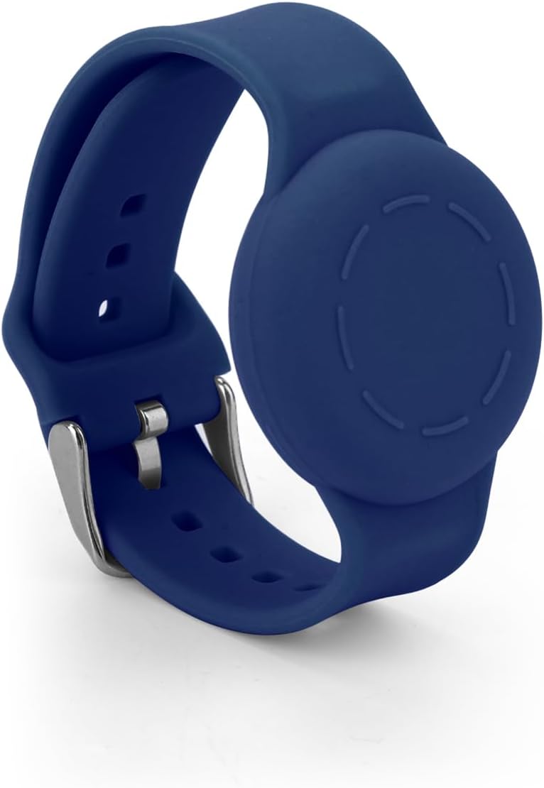 NQEUEPN Pulsera para niños Airtag, pulsera de silicona impermeable para niños, correa de reloj suave ajustable para Airtag para niños pequeños