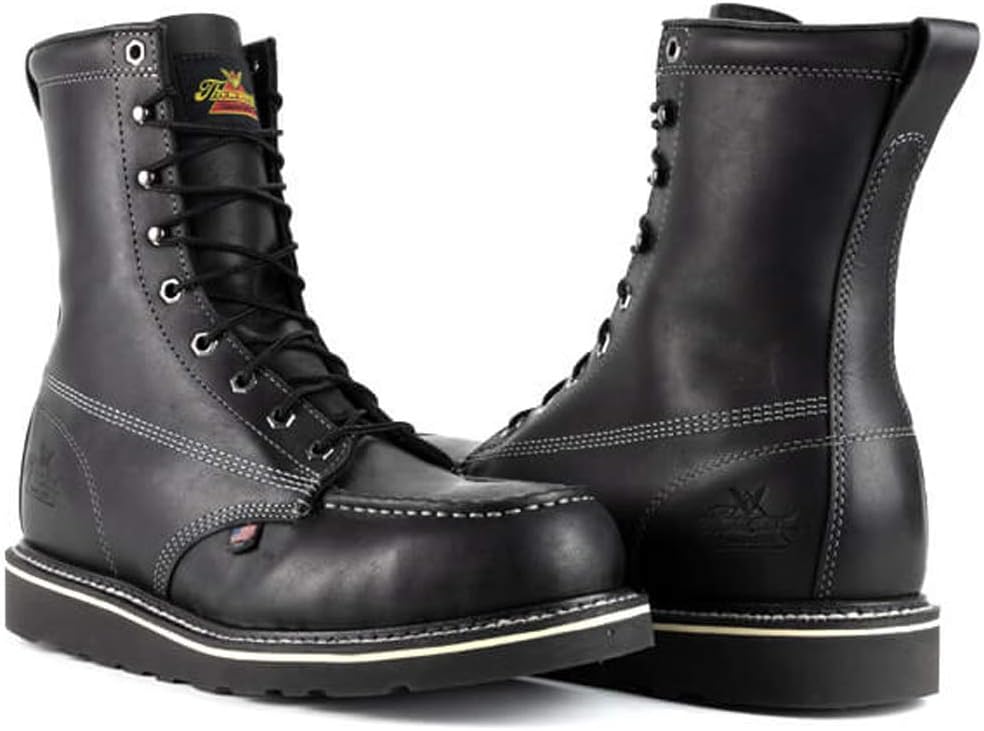 Thorogood American Heritage – Botas con punta de seguridad para hombre (8 pulgadas)