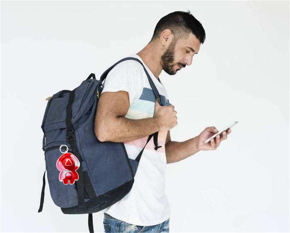 3 piezas de juguetes sensoriales con forma de tripulación para aliviar el estrés reventando burbujas que hacen un agradable sonido, rojo azul y