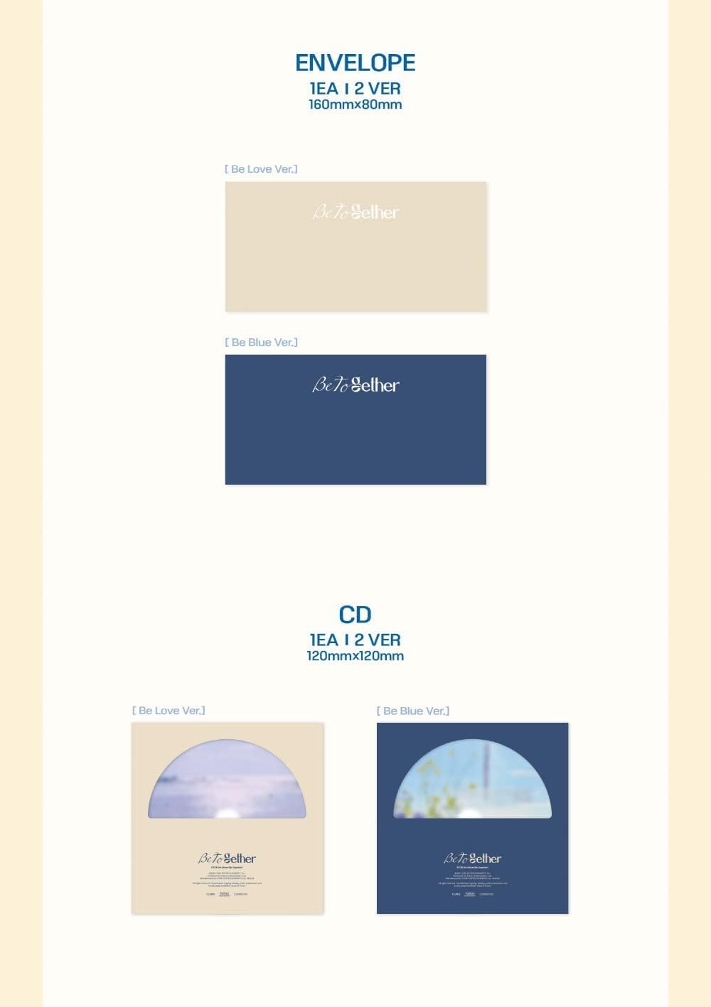 DREAMUS BTOB – Be Together Be Love ver. (3er álbum) Álbum+Beneficios limitados de pre-orden+CulturaRegalo coreano (pegatinas decorativas, tarjetas