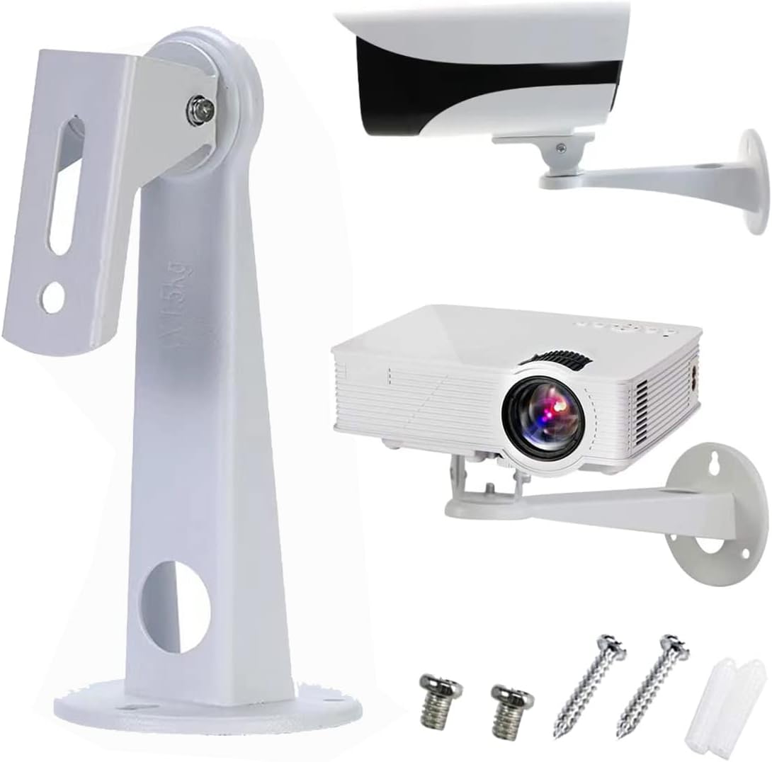 Soporte universal para cámara de seguridad CCTV, soporte de cámara IP, soporte de pared de aleación de aluminio para interiores y exteriores, para