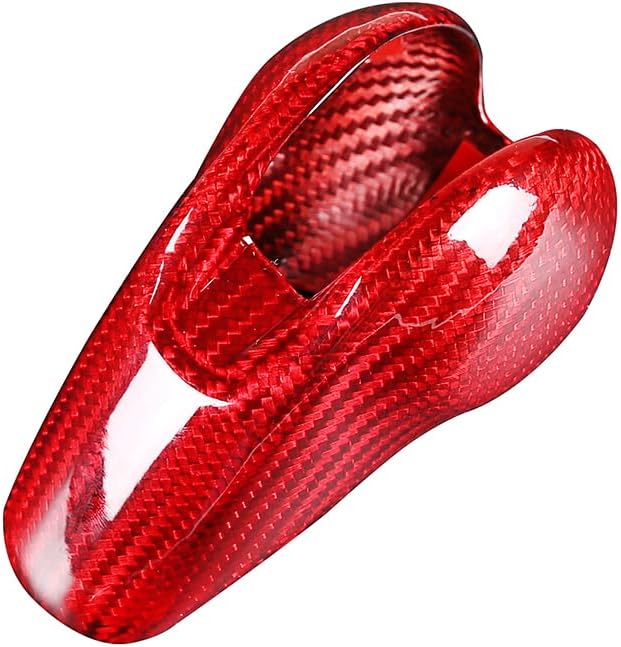 Coche de fibra de carbono real cambio cabeza perilla decoración cubierta cubierta protector apto para Porsche Boxster Cayman Macan Panamera 911 718