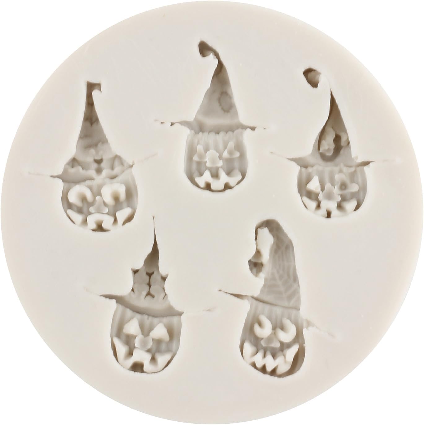 Sijiangmold Moldes de silicona para magdalenas de Halloween, diseño de esqueleto, búho, calabaza, calavera, araña, murciélago, fantasma, para