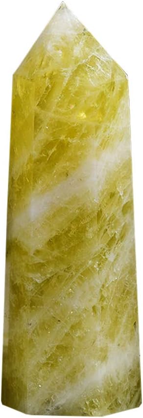 Runyangshi – 8 varitas curativas de cristal natural, varitas de cristal curativo de un solo punto, piedras de chakra reiki de 6 facetas, prisma de