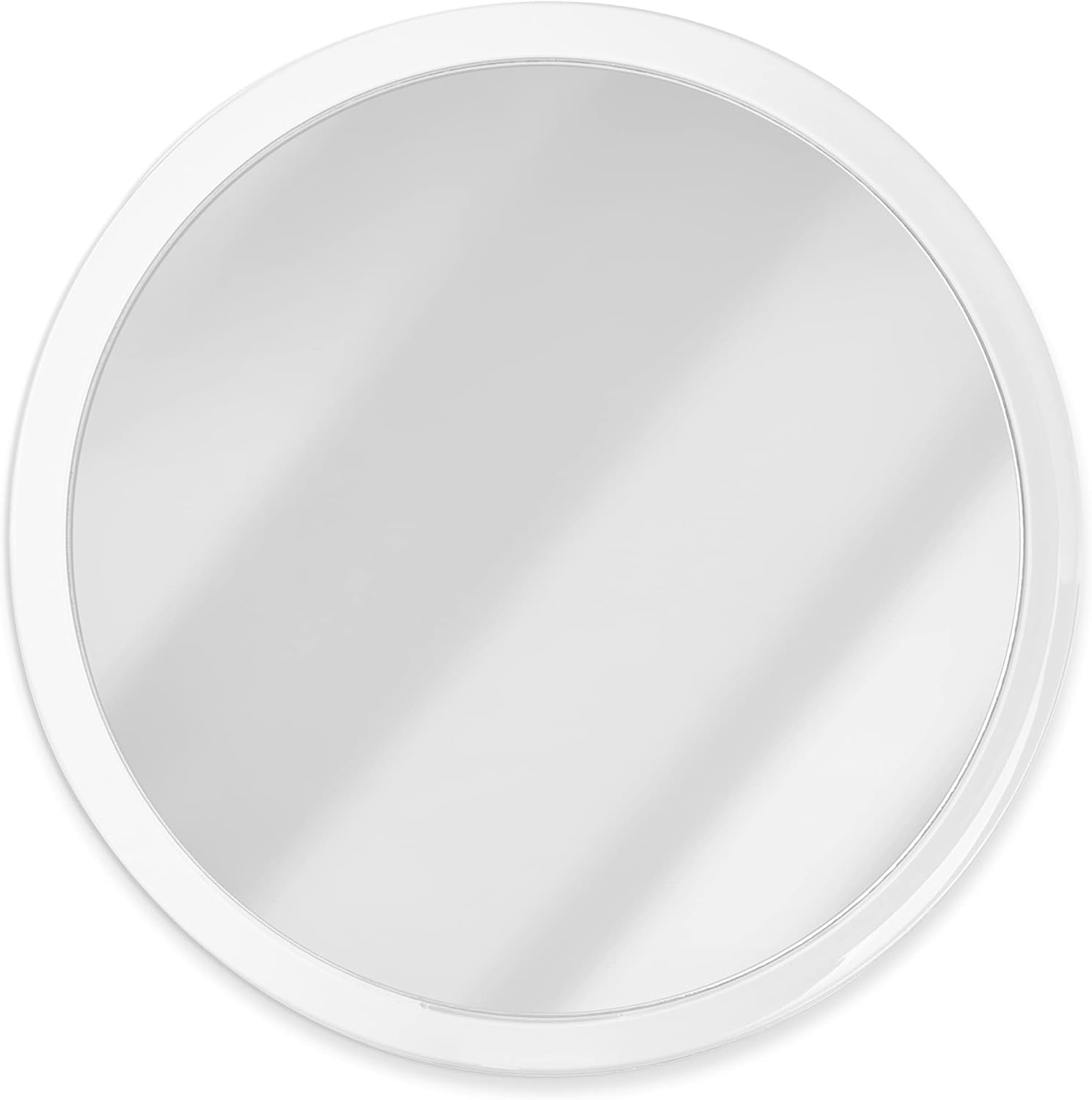 Jumbl Espejo de aumento 10X de 6 pulgadas, espejo de maquillaje compacto con ventosa con aumento de 10X para baño, ducha, belleza y cuidado de la