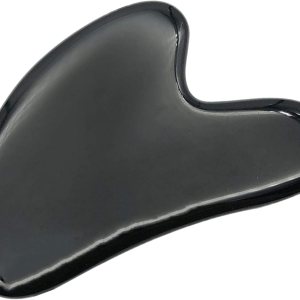 Herramientas de masaje facial de obsidiana negra natural, pizarra de piedra de guasha de jade de cristal para terapia de acupuntura de spa, Herramientas de masaje facial de obsidiana negra natural, pizarra de piedra de guasha de jade de cristal para terapia de acupuntura de spa,