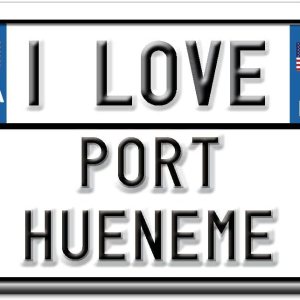PORT HUENEME IMÁN DE FRIGORÍFICO CALIFORNIA (CA) IMANES USA SOUVENIR I LOVE GIFT (Var. TARGA) PORT HUENEME IMÁN DE FRIGORÍFICO CALIFORNIA (CA) IMANES USA SOUVENIR I LOVE GIFT (Var. TARGA)