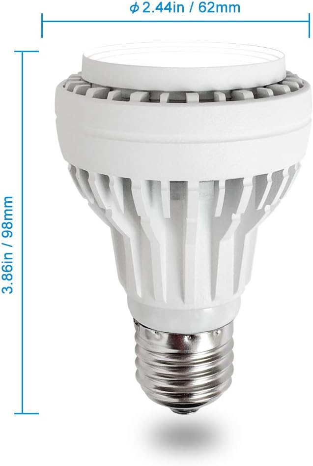 Allisable Bombilla LED de spa de 15 W, 1500 lúmenes, 120 V, 6000 K, luz diurna blanca LED para piscina, reemplaza hasta 100-300 W bombilla