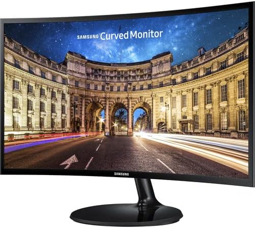 Samsung CF390 Monitor de escritorio curvado de 27 pulgadas 169 LCD FHD 1920×1080 para multimedia, personal, negocios, HDMI, VGA, montaje VESA, modo