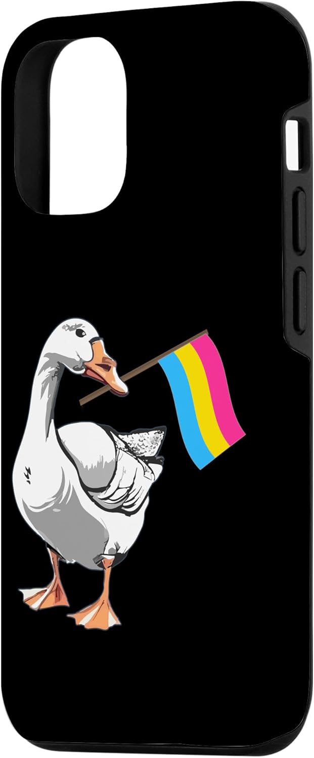 Funda para iPhone 13 Pro Pansexual Goose Bi Pride Flag Bi Pride Parade Flag LGBTQ