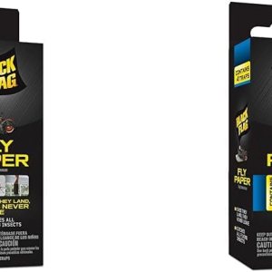 Black Flag Papel para moscas, trampa para insectos, atrapa todos los insectos voladores, 4 trampas (paquete de 2) Black Flag Papel para moscas, trampa para insectos, atrapa todos los insectos voladores, 4 trampas (paquete de 2)