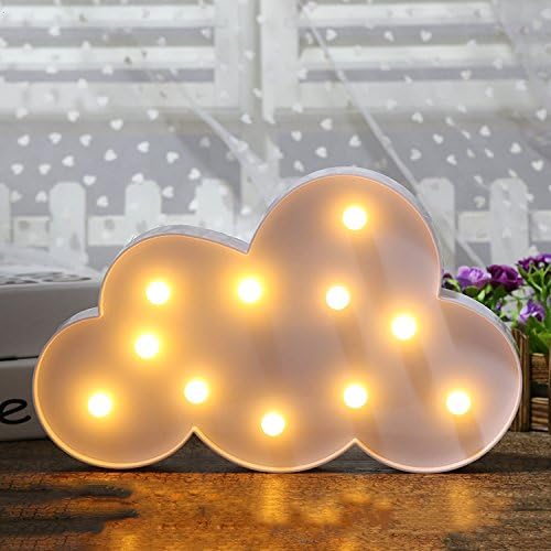 Clouds Night Light,Cute Baby Room Decoration Night Light, Party Party Shiny Decorative Ornament.