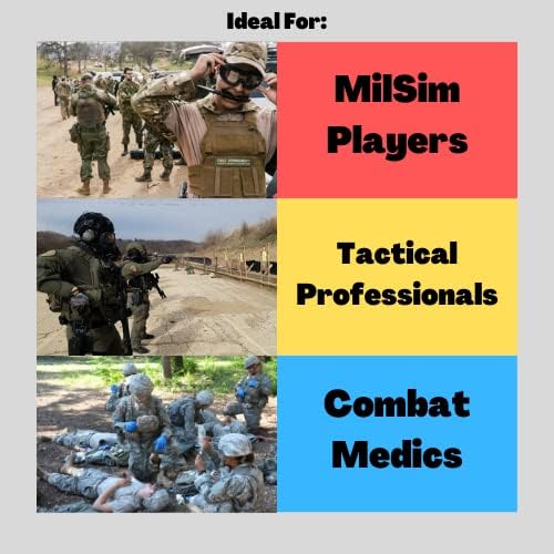 Molle Tactical IFAK – Bolsa de utilidad, equipo médico de primeros auxilios de estilo militar, nailon, resistente al agua