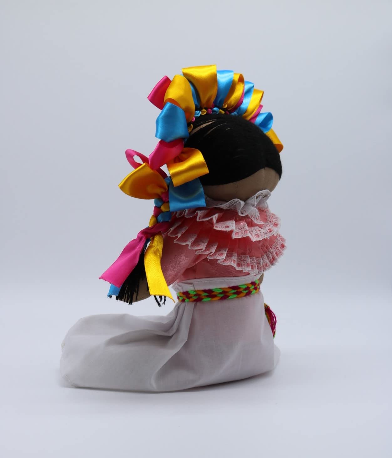 MUÑECA DE TRAPO vestido azul - Imagen 3