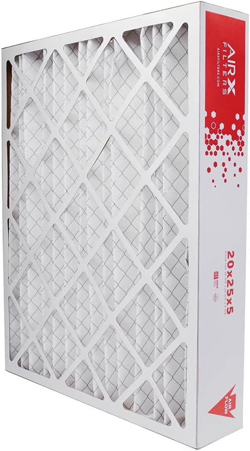 AIRx Filters – Filtro de aire MERV 11 HVAC de 20 x 25 x 5 pulgadas para calefactor de aire acondicionado Honeywell FC100A1037 FC35A1027 CF200A1016,