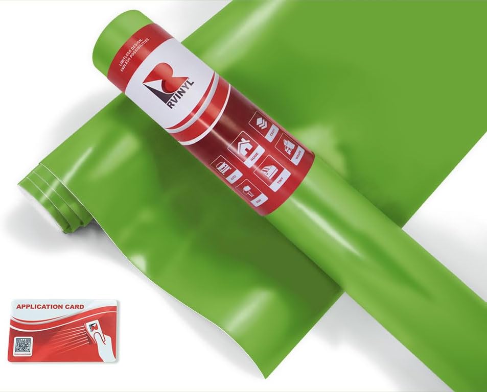 ORACAL 8500 Lime Tree Green 063 – Película translúcida calandrada de 2 x 3 pies con tarjeta de aplicación, rollo de lámina de vinilo para Cricut,
