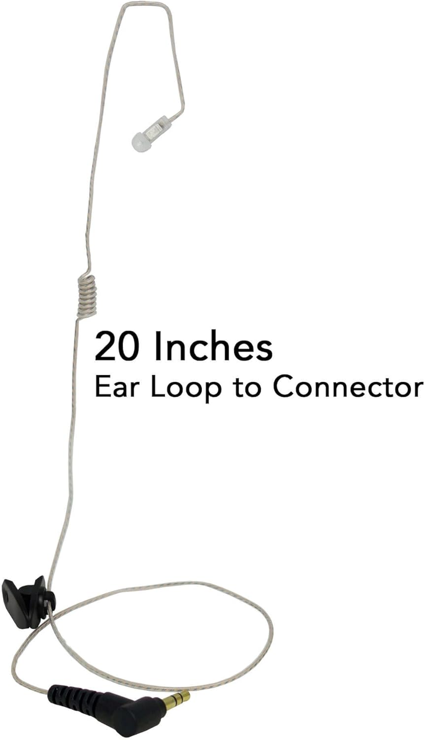 Kit de actualización de micrófonoauricular de la serie invisible, cubierta sin cámaraauricular táctico de radio ambidiestro, convertidor de
