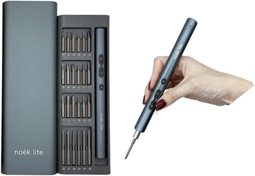 Destornillador eléctrico, juego de destornilladores de precisión 62 en 1 con 48 puntas de precisión magnéticas, inalámbrico, juego de herramientas