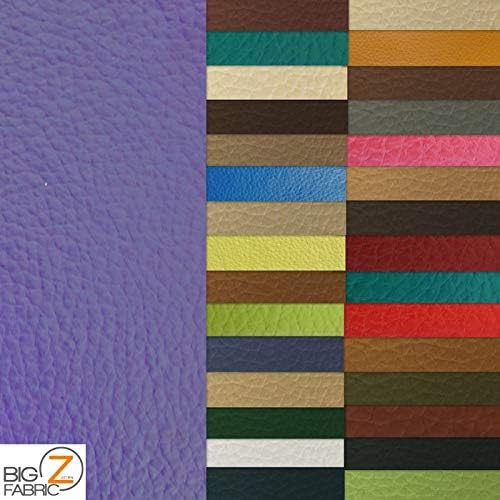 DuroLast – Tela de PVC de vinilo de grano de cuero de campeón vendida por yarda, accesorios de moda, tapicería de muebles (morado brillante)